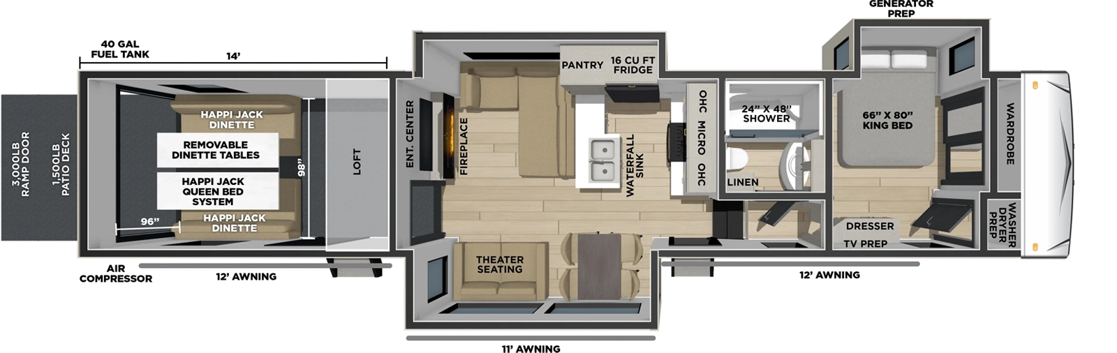 4114GX Floorplan Image